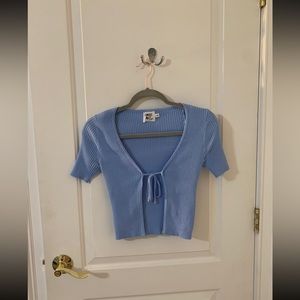 Blue Princess Polly tie top